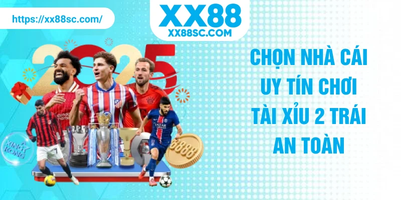 Chọn nhà cái uy tín chơi tài xỉu 2 trái an toàn